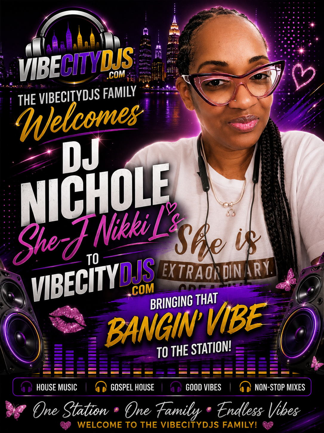 DJ Nichole SHE-J Nikki L's - Vibe City DJs